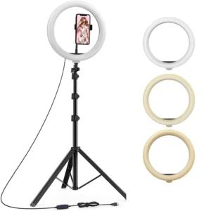 10 Inch Ring Light With Tripod Stand
