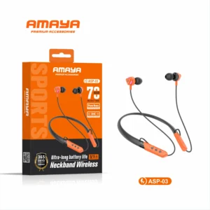 Amaya ASP-03 Sports Headphone with Colorful lights Hanging Neckband wireless earphones